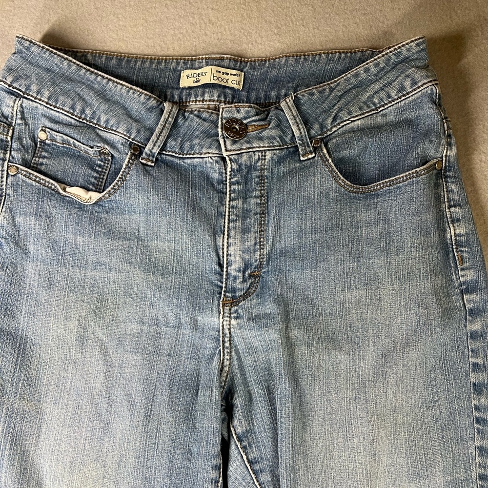 Riders By Lee Womens No Gap Bootcut Denim Size 28 - Picture 4 of 9